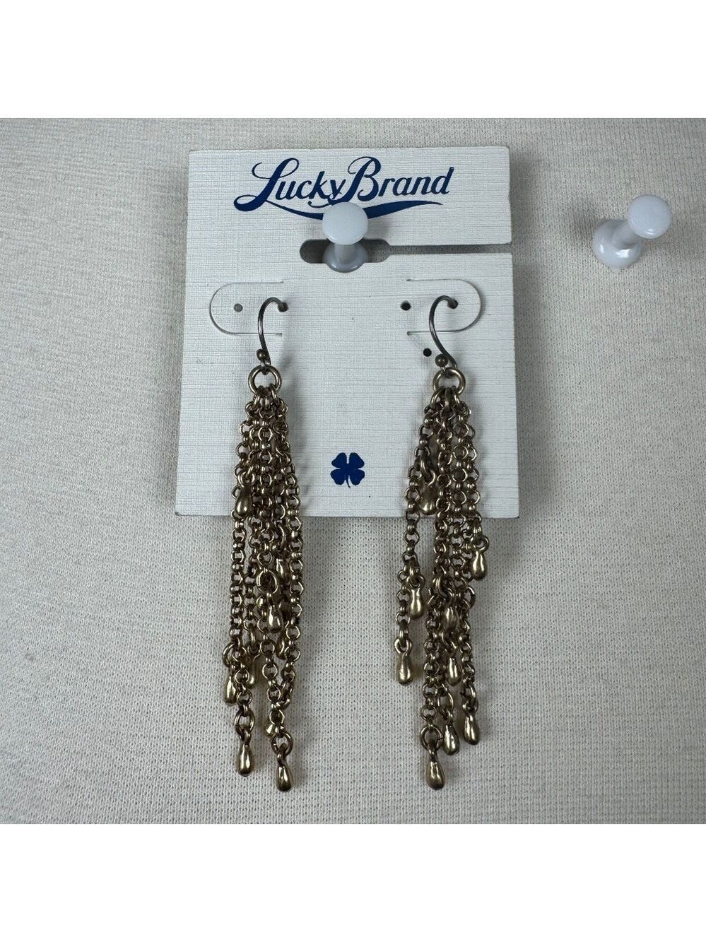 Lucky Brand Gold Chain Earrings